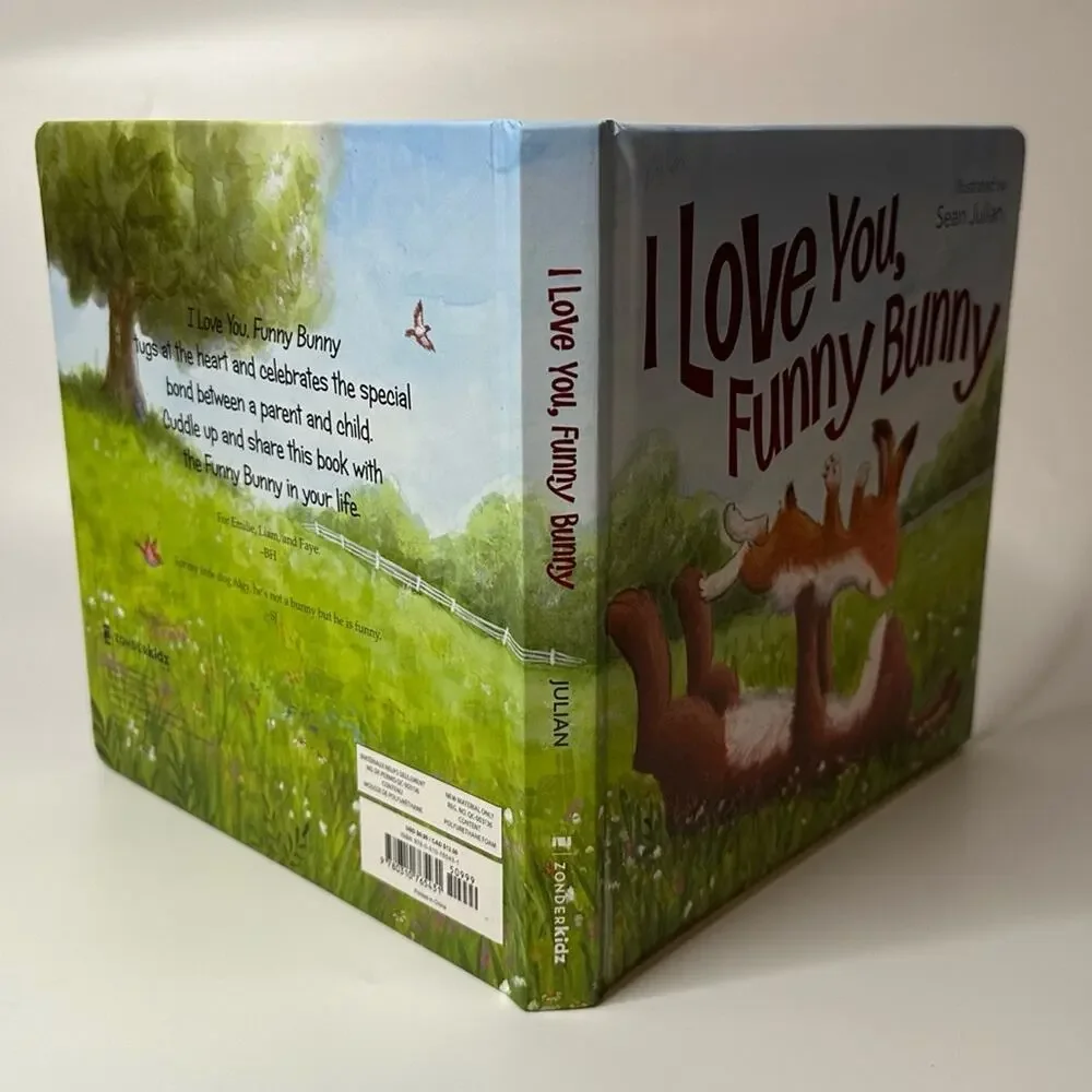 Board Book - I Love You Funny Bunny by Sean Julian - Zonder Books